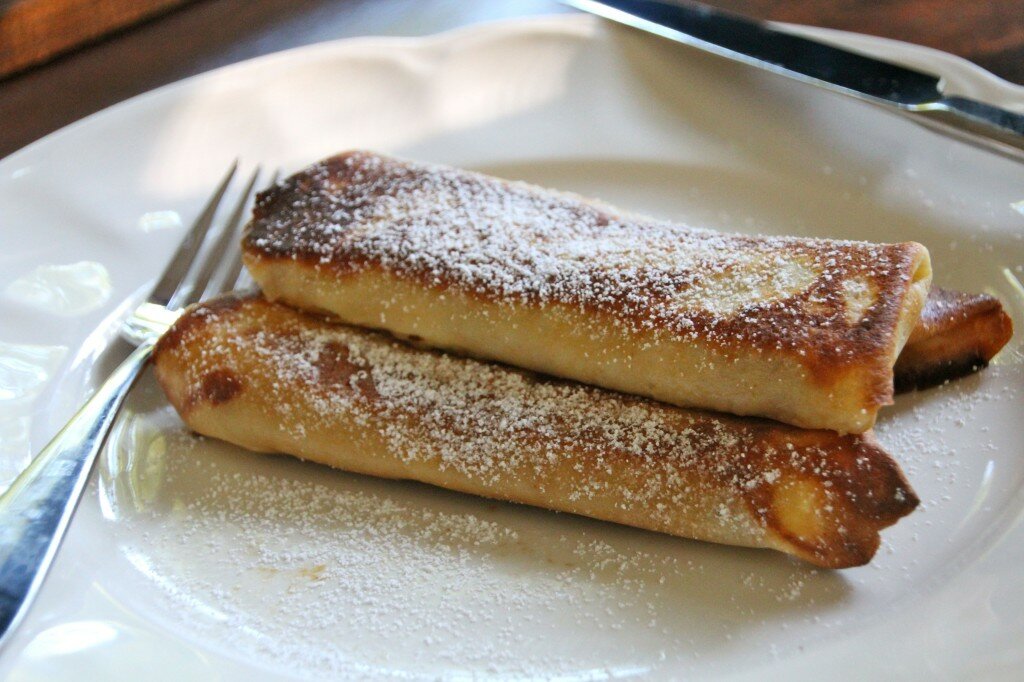 Apple Butter Blintzes