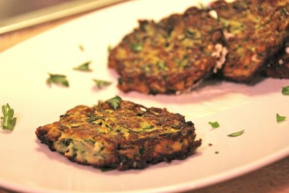 Zucchini latkes